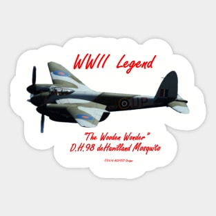 DH 98 Mosquito Design Sticker